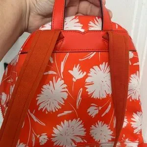 kate spade Orange Floral Backpack Orange Kate Spade Mini Backpack | eBay main image 3